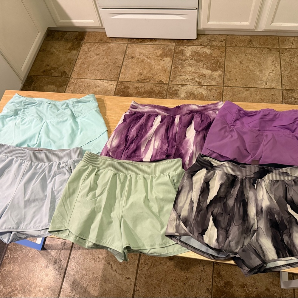 CALIA by Carrie Underwood Women's Athletic Shorts - Mint, Purple, Gray